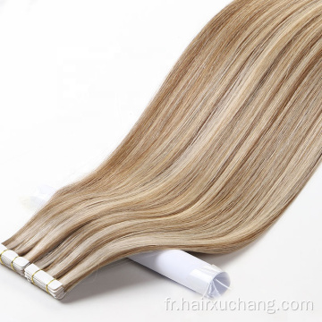 Vietnamien Double dessiné 100% Human Hair Extension Heuv Ruban naturel de haute qualité Remy Remy Hair Extendeurs humains Vendeurs